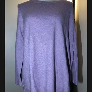 Talbots Women's Petites Sweater Lilac Sz 2XP